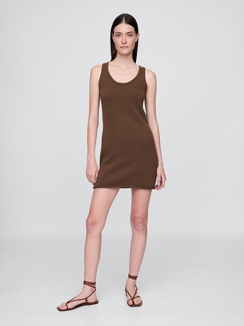 Gap Sweater Dress Chocolate Brown Size Small Petite NWT